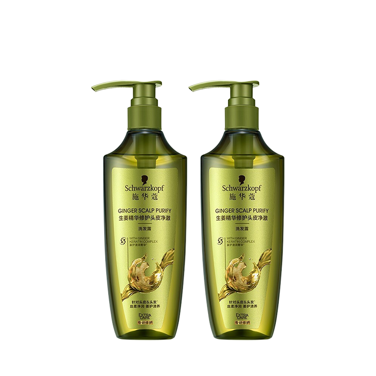 

SHIHUAKOU Ginger Serums набор шампуня и кондиционера для восстановления и очищения кожи головы SCHWARZKOPF, ginger cleansing shampoo 600ml*2