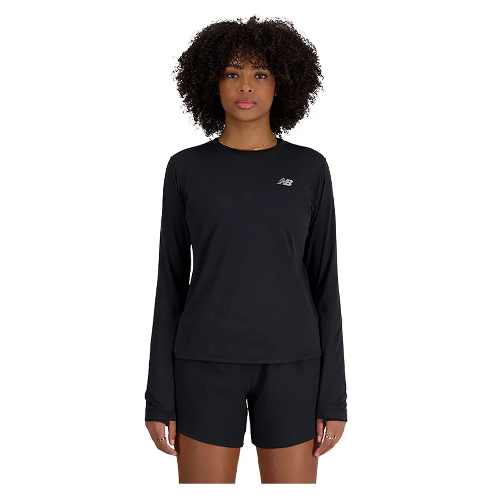 

Футболка New Balance Athletics long sleeve, черный