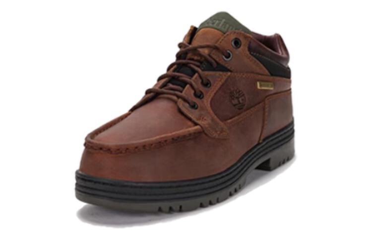 Мужские уличные ботинки Timberland из натуральной кожи, коричневый — фото 4