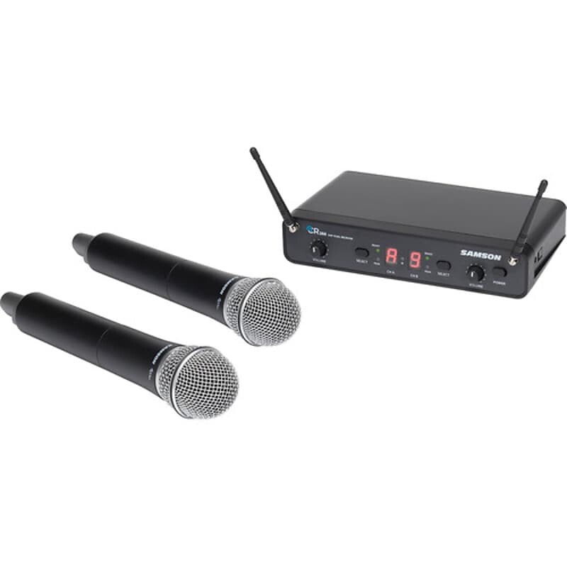 

Беспроводная система Samson Concert 288 Dual-Channel UHF Wireless Handheld Mic System - H Band (470-518 MHz)