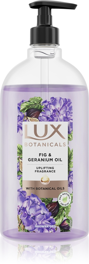 

Гель для душа с маслом инжира и герани с дозатором Lux, 720 мл