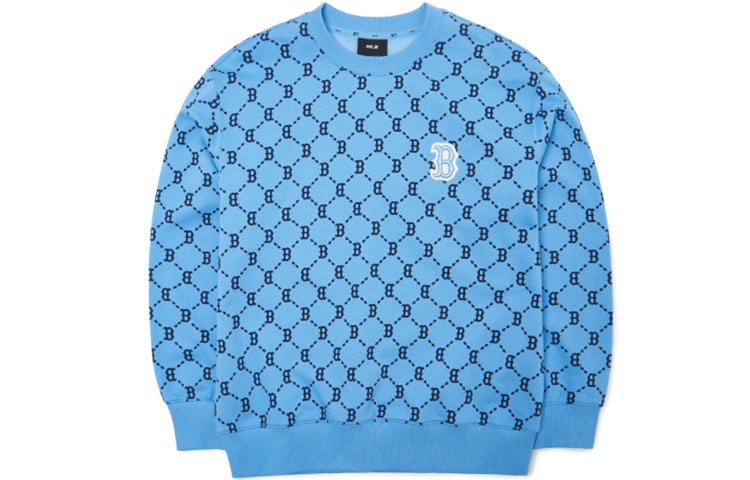 

Свитшот с логотипом Base Unisex синий MLB