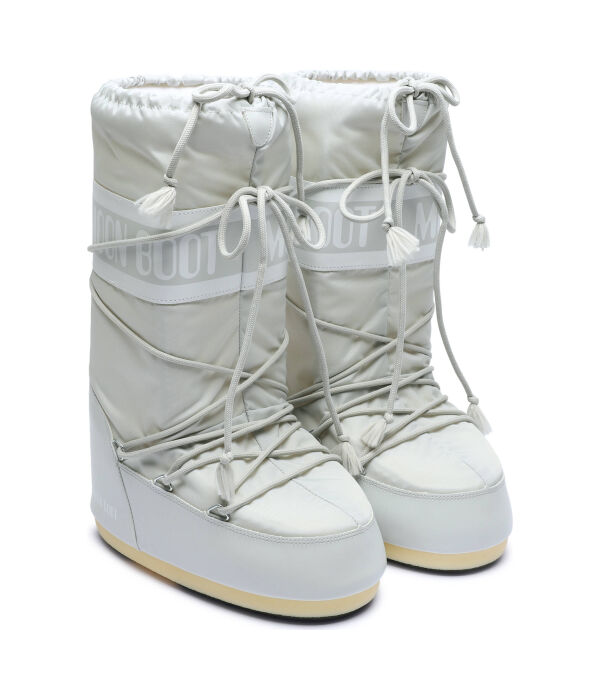 Ботинки женские зимние Moon Boot высокие, серебряный — фото 3