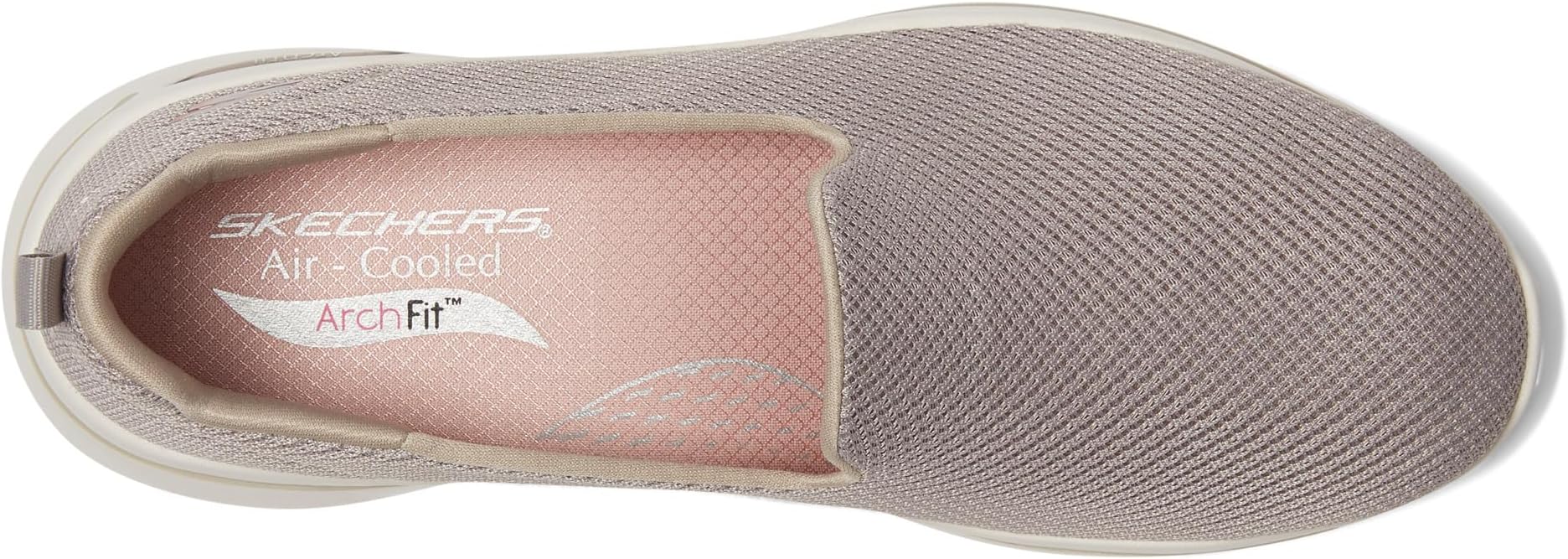 Кроссовки SKECHERS Performance Go Walk Arch Fit, цвет Taupe/Coral — фото 2