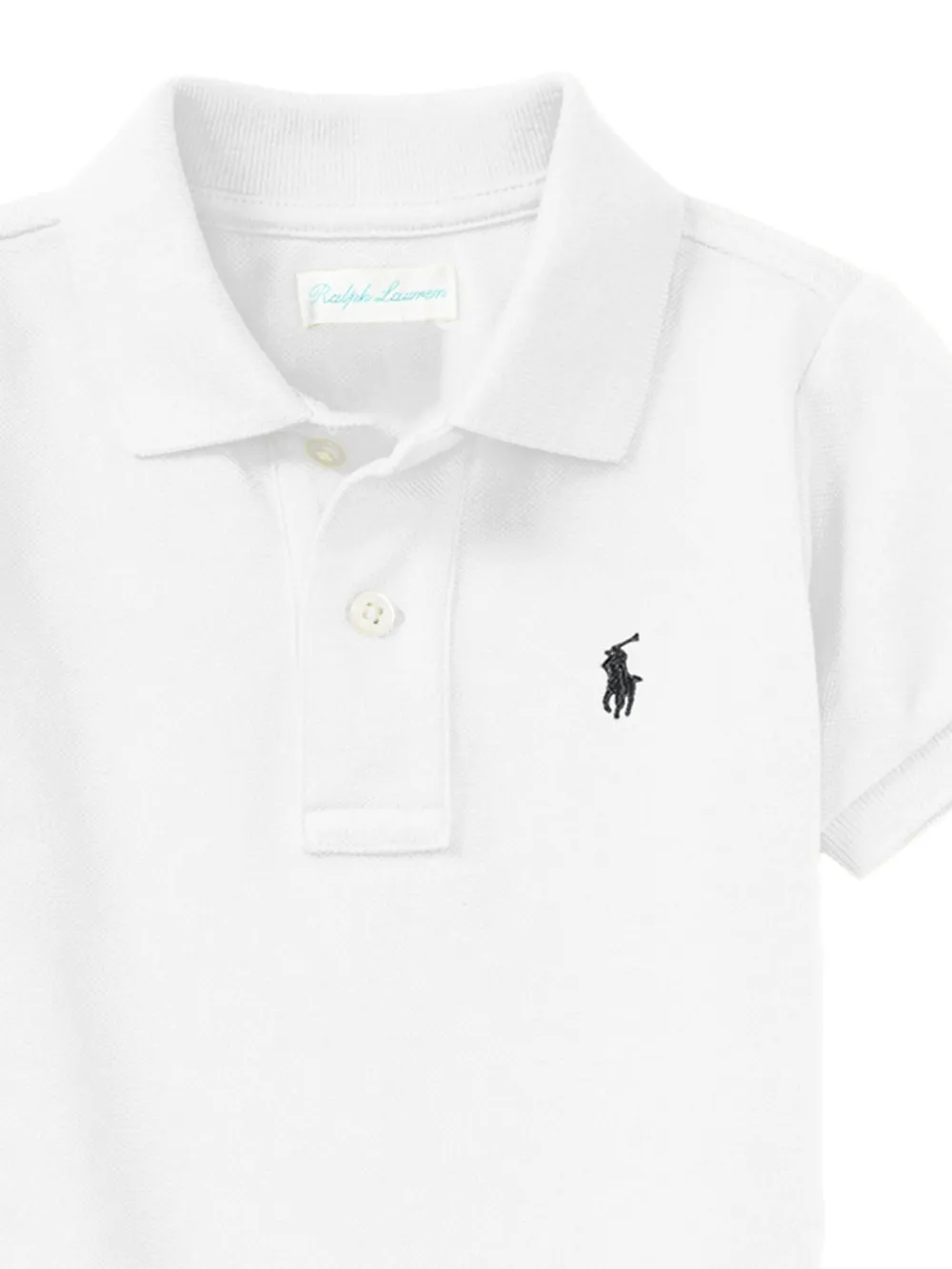 Рубашка поло с короткими рукавами POLO RALPH LAUREN KIDS, белый — фото 2