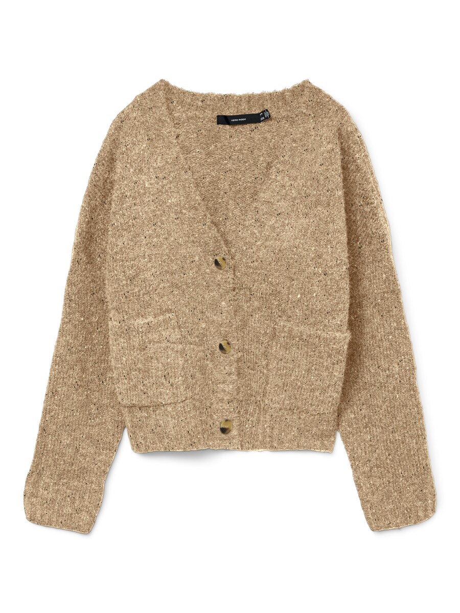 

Вязаный кардиган VERO MODA, коричневый/капучино