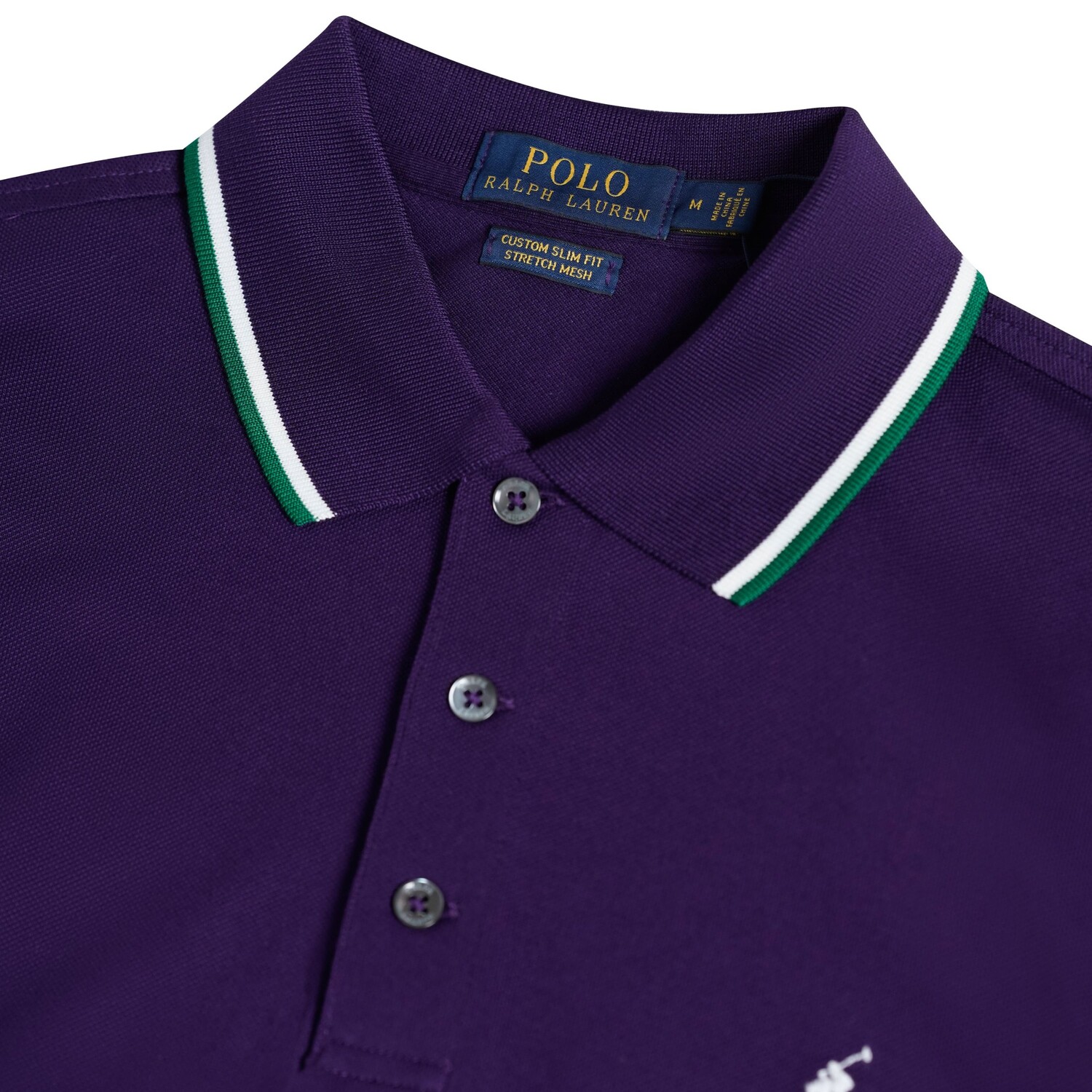 Polo Ralph Lauren Мужская фиолетовая поло SS24 — фото 4
