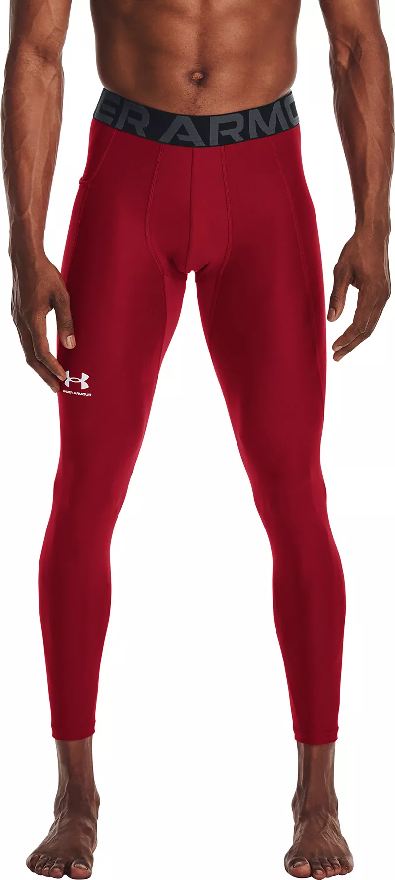 

Мужские леггинсы Under Armour HeatGear Armor, цвет Flawless/White