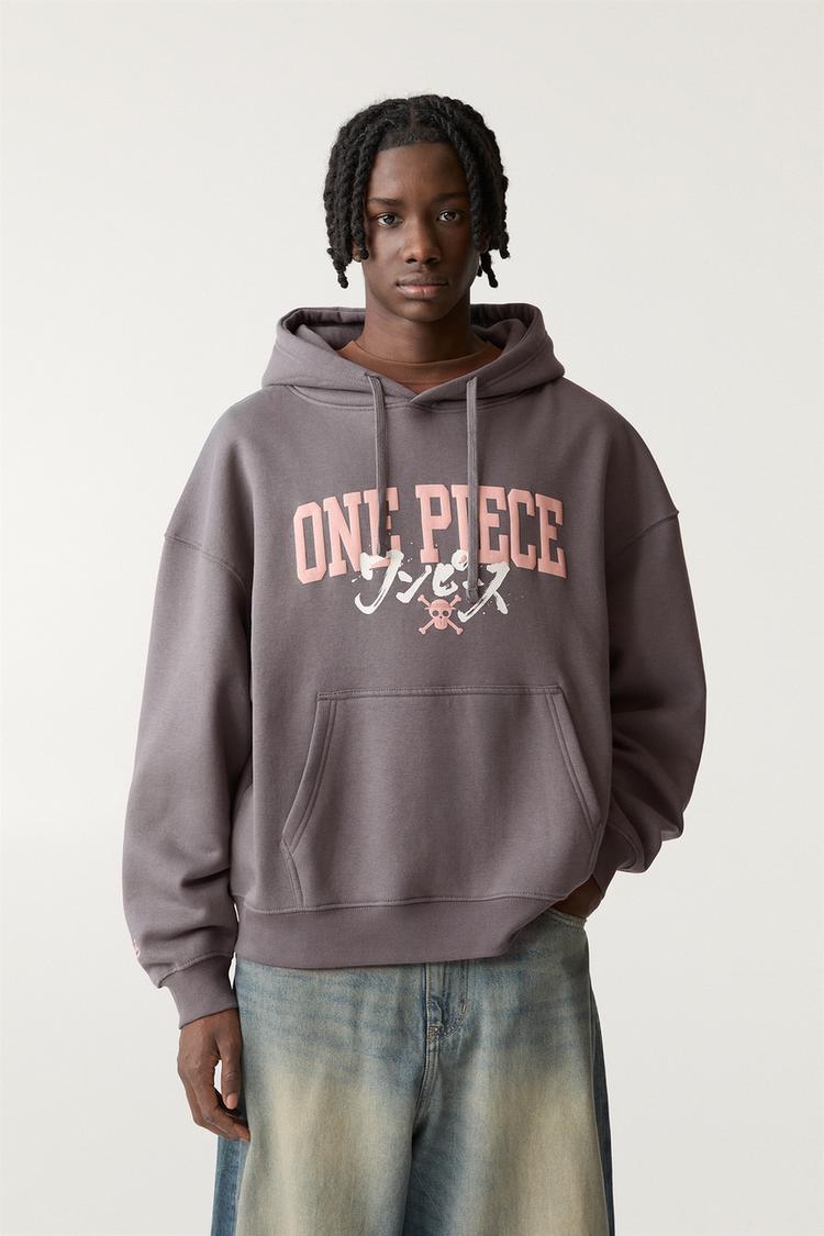 

Цельная толстовка с капюшоном Pull And Bear, серый