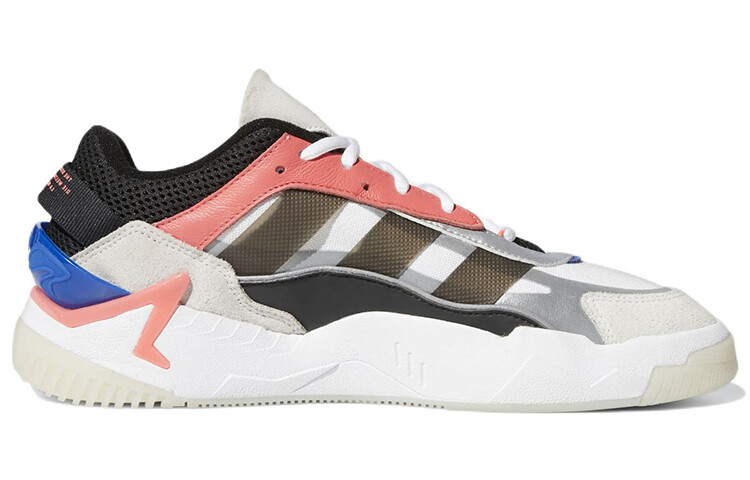 Кроссовки Adidas Originals Niteball 2.0 Lifestyle Unisex, белый/розовый/темно-коричневый — фото 2