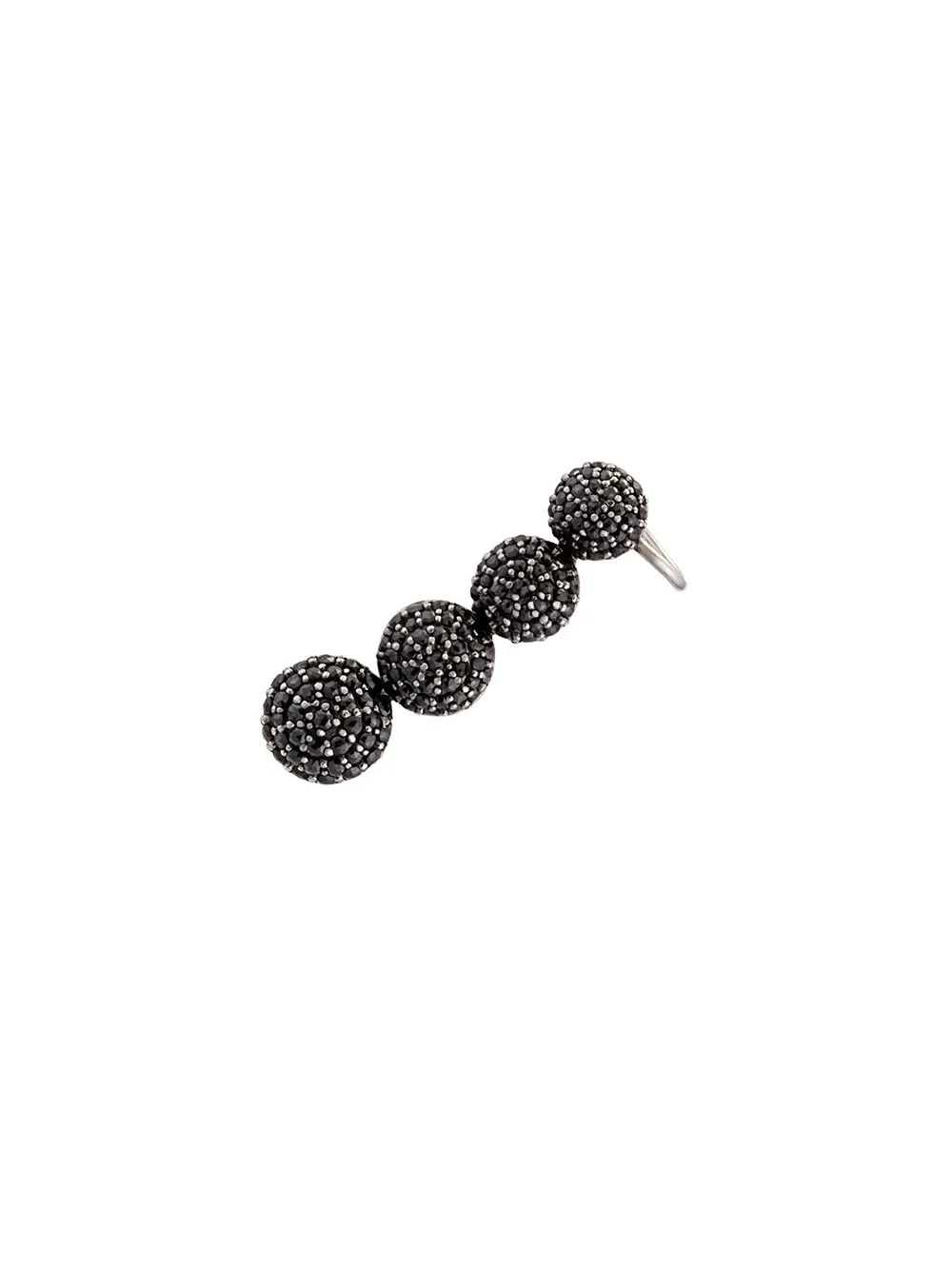 

Серьга Black Caviar из белого золота с бриллиантом ALINKA, серебяный