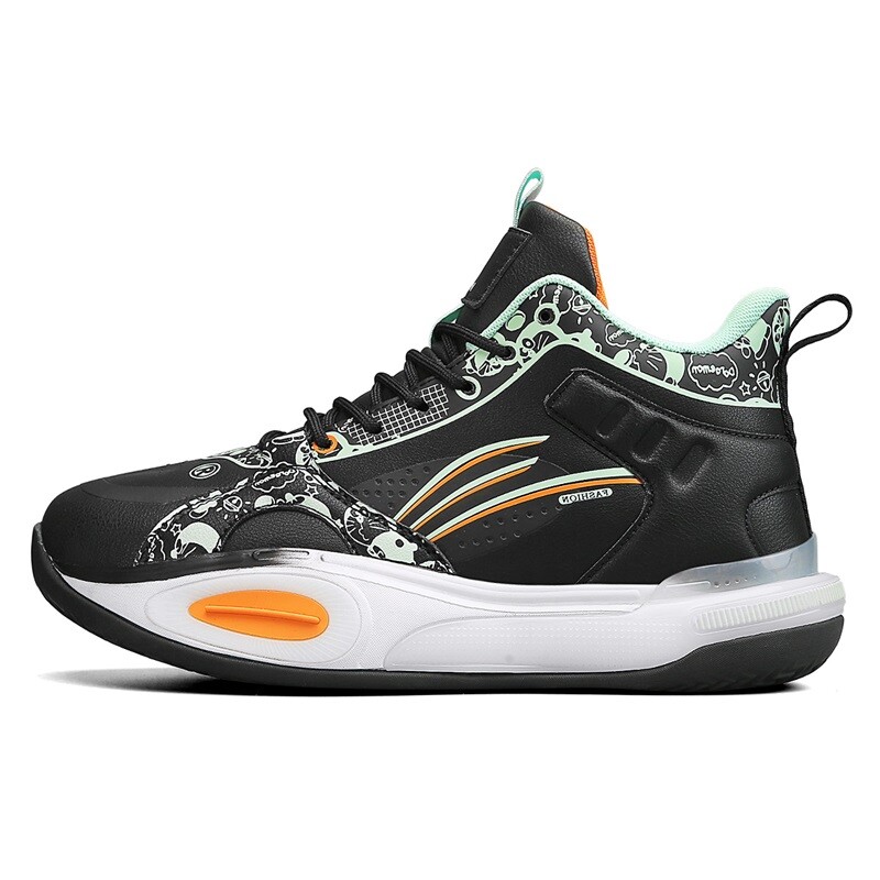 

Баскетбольные кроссовки Basketball Shoes Men Mid-Top Tonybear, белый/зеленый