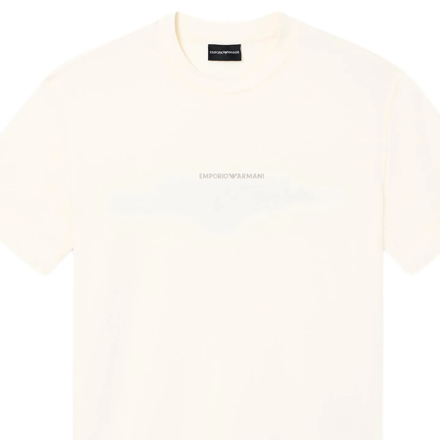 Футболка из плотного джерси EMPORIO ARMANI, белый — фото 3
