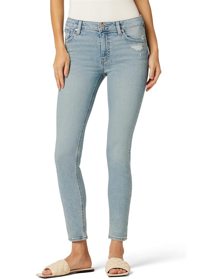 

Джинсы Hudson Jeans Collin High-Rise Skinny Ankle in Tropics, цвет Tropics
