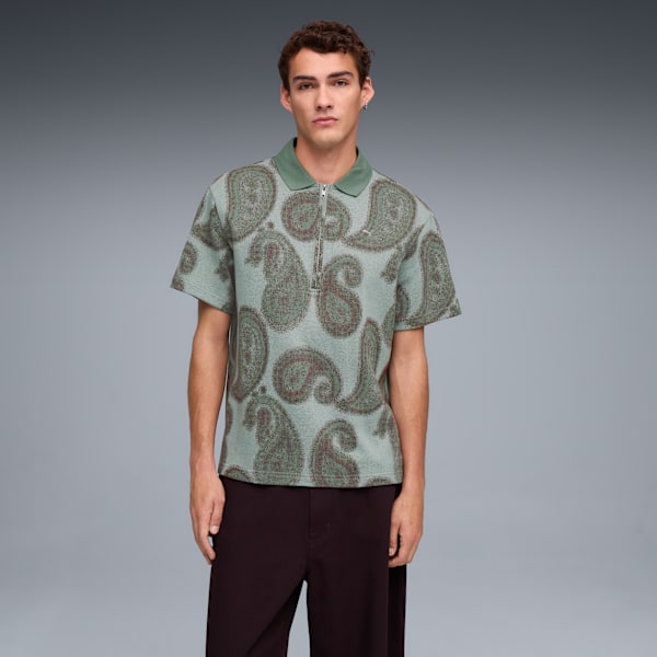 

Мужская рубашка-поло свободного кроя Mmq Puma, зеленый