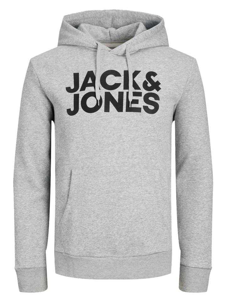 

Толстовка Jack & Jones, цвет light grey melange