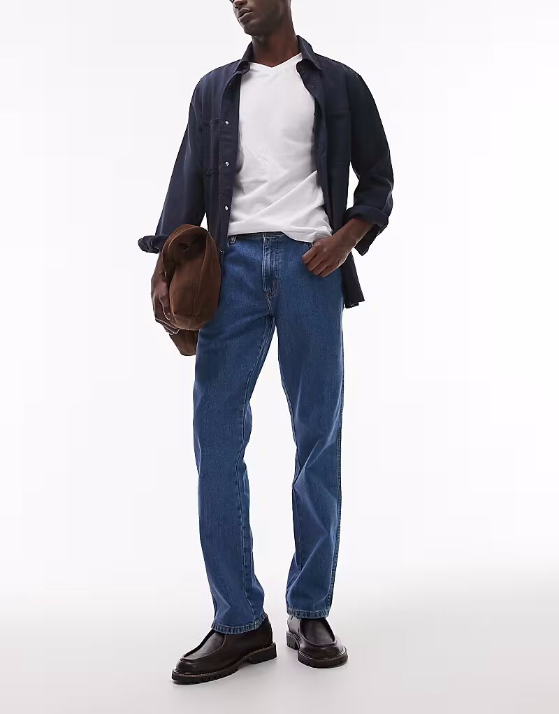 

Джинсы Texas прямого кроя, темно-синего цвета Wrangler