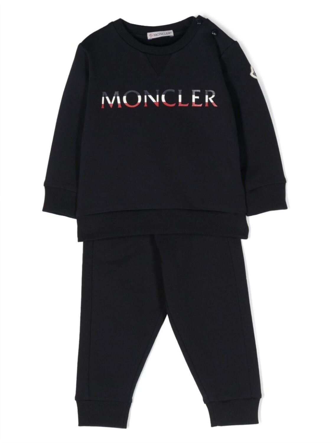 

Moncler Enfant спортивный костюм с логотипом, синий