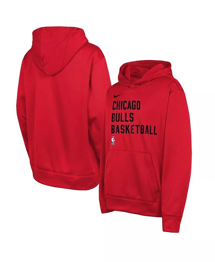

Толстовка с капюшоном Big Boys Red Chicago Bulls Spotlight Performance Nike