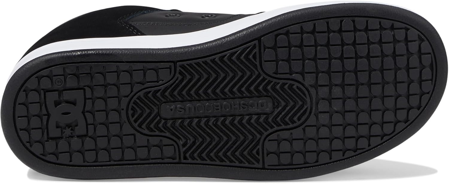 Кроссовки DC Shoes Girls DC Unisex-Child Manual V Hi для скейтборда, белый/черный — фото 3