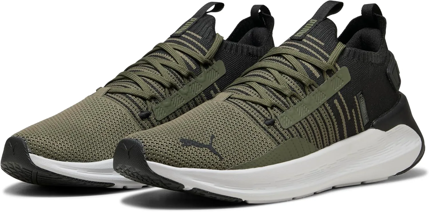 Мужские беговые кроссовки Puma Softride Symmetry Fuzion, черный — фото 2