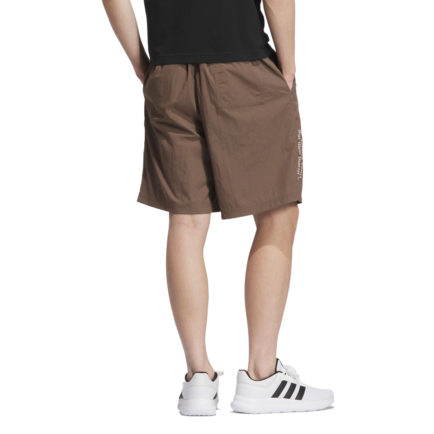 Adidas Мужские шорты GFX Casual Shorts Stratum Dark Earthy Brown — фото 4