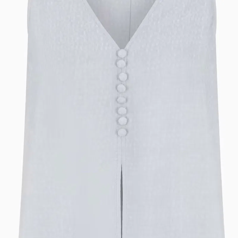 Топ-майка Emporio Armani Armure Viscose синий — фото 3