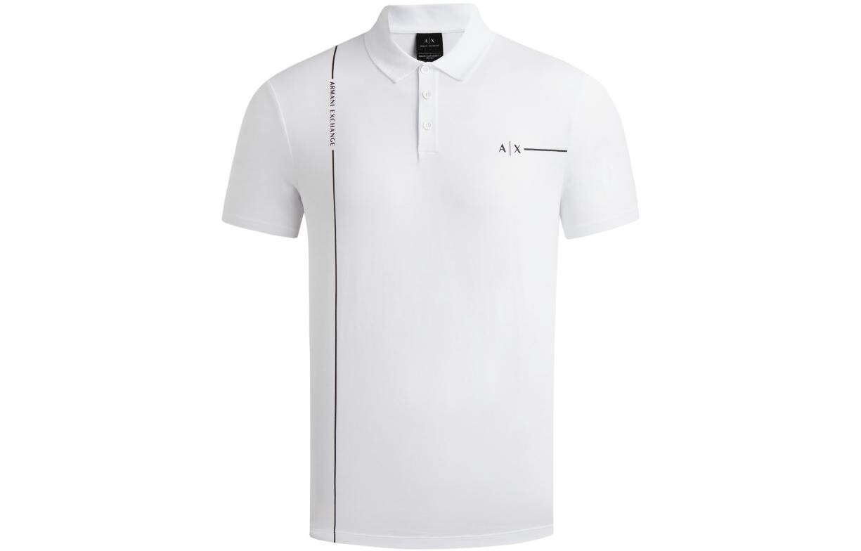 

SS23 Рубашка поло мужская белая Armani Exchange, белый