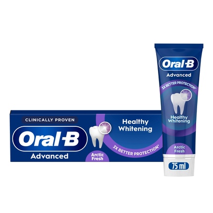 

Зубная паста Oral B Advanced Healthy Whitening Arctic Fresh 75 Ml