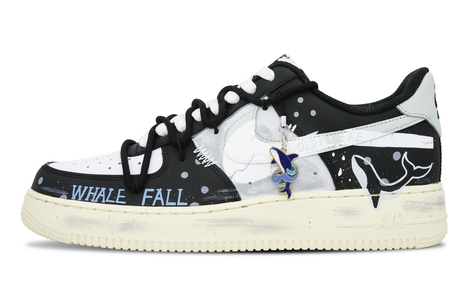 

Обувь для скейтбординга Nike Air Force 1 унисекс, Black/Gray