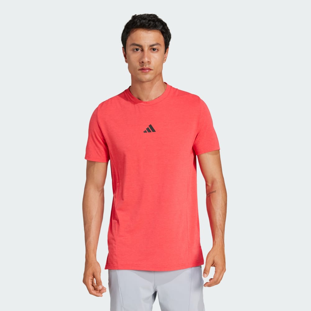 

Спортивная футболка Adidas Designed for Training Workout Tee, цвет Pure Ruby