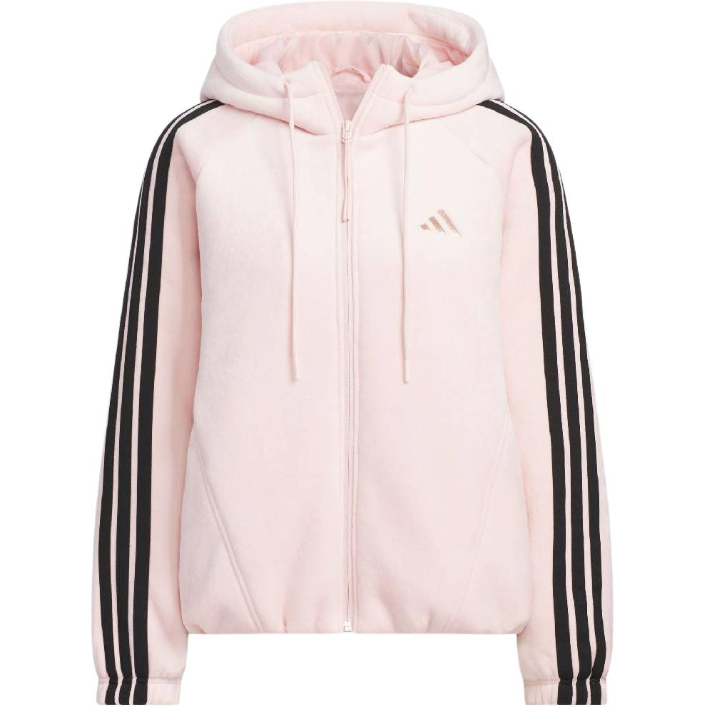 

Adidas Вельветовая утепленная куртка, Light Pink/Black