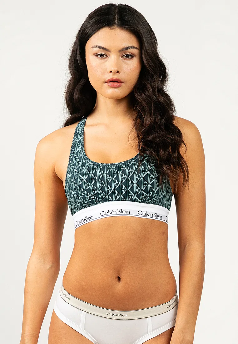 Бюстгальтер-бралетт, хлопок и модал, Calvin Klein