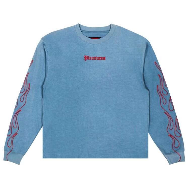 

Лонгслив Pleasures Fiery Heavyweight Long-Sleeve, Slate