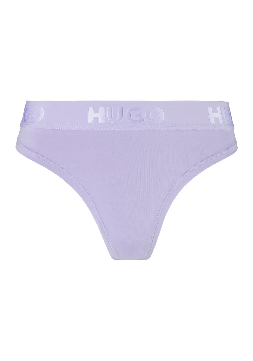 

Стринги HUGO Underwear "THONG SPORTY LOGO", с логотипом HUGO на эластичном поясе, фиолетовый