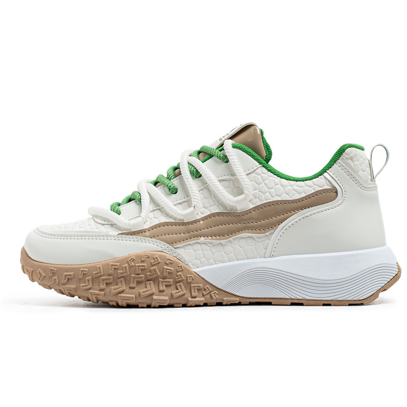 

Boogie Bear Скользоустойчивые амортизирующие низкие скейтерские кеды мужские белые, цвет White