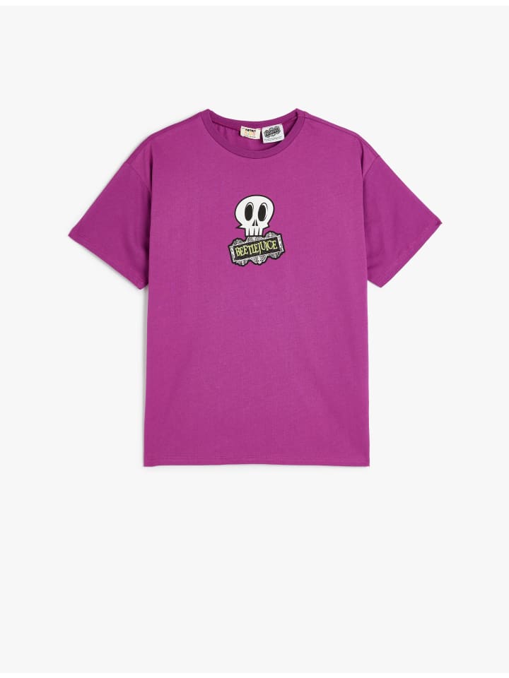 

KOTON Футболка фиолетового цвета