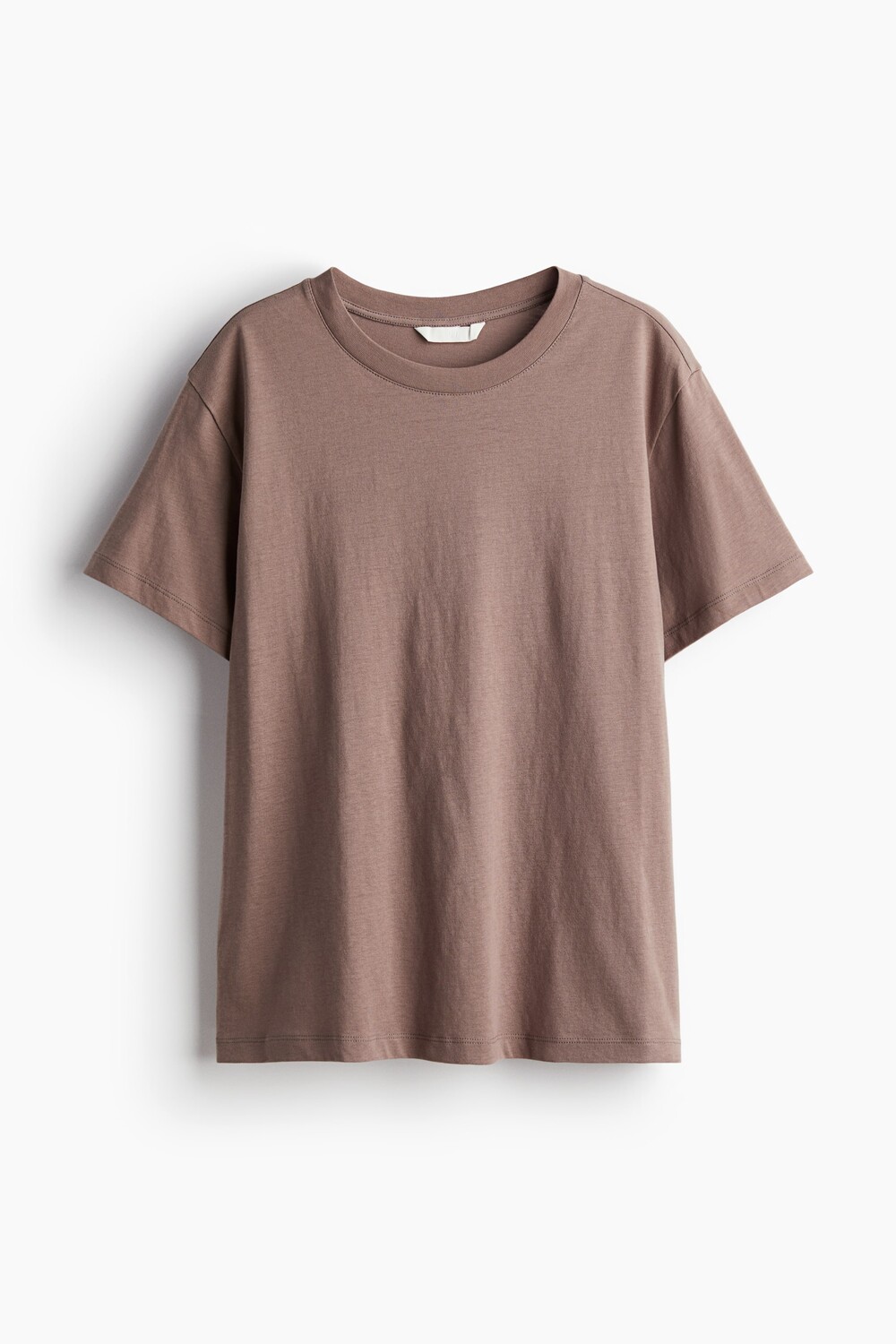

Хлопковая футболка H&M, бежевый