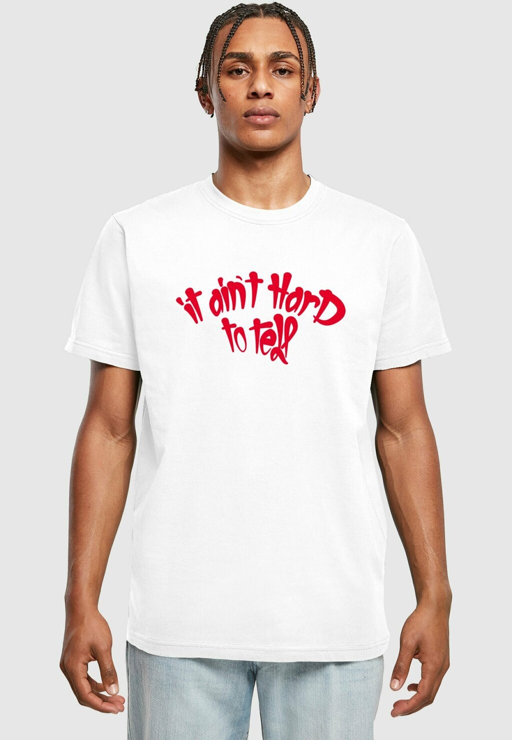 

Футболка с принтом AIN'T HARD TO TELL Mister Tee, белый