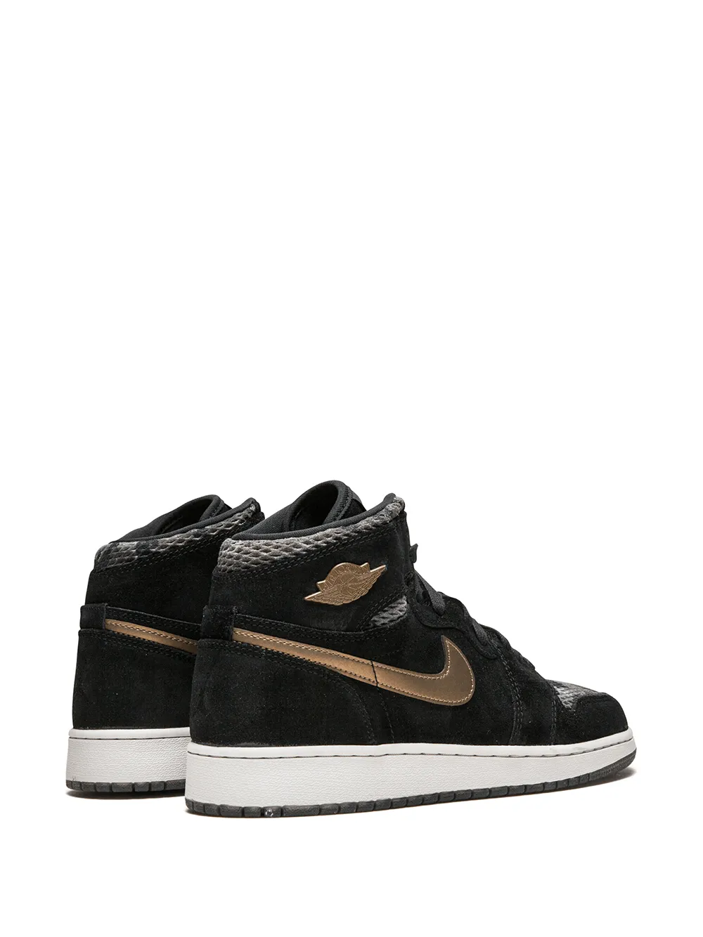 Кроссовки Air Jordan 1 Ret Hi Prem Jordan Kids, черный — фото 3