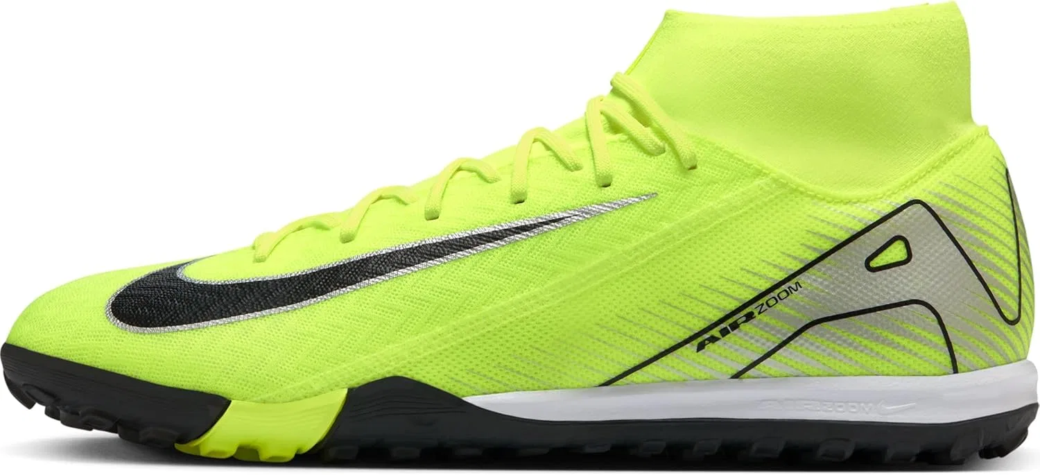 Футбольные бутсы Nike Mercurial Superfly 10 Academy TF High-Top FQ8331, Volt Black