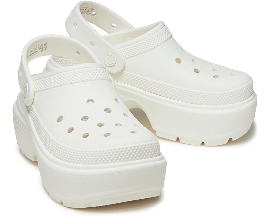 

Сабо Crocs Stomp, цвет Chalk