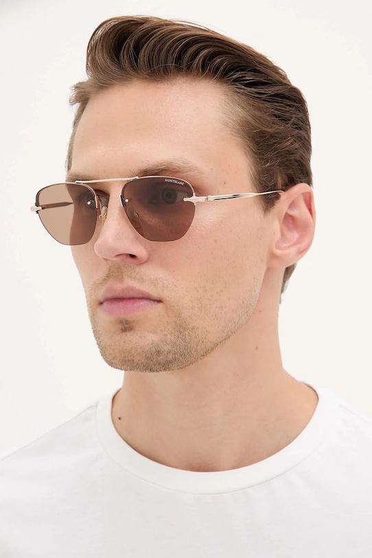 

Солнцезащитные очки Montblanc, золотой