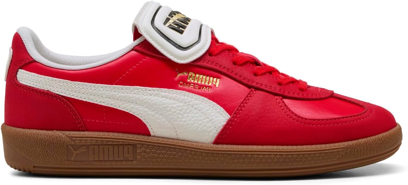Мужские кроссовки Puma Palermo Premium, белый/красный — фото 2