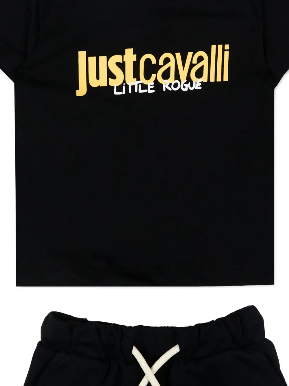 Комлект из шорт и футболки Just Cavalli Kids, черный — фото 3