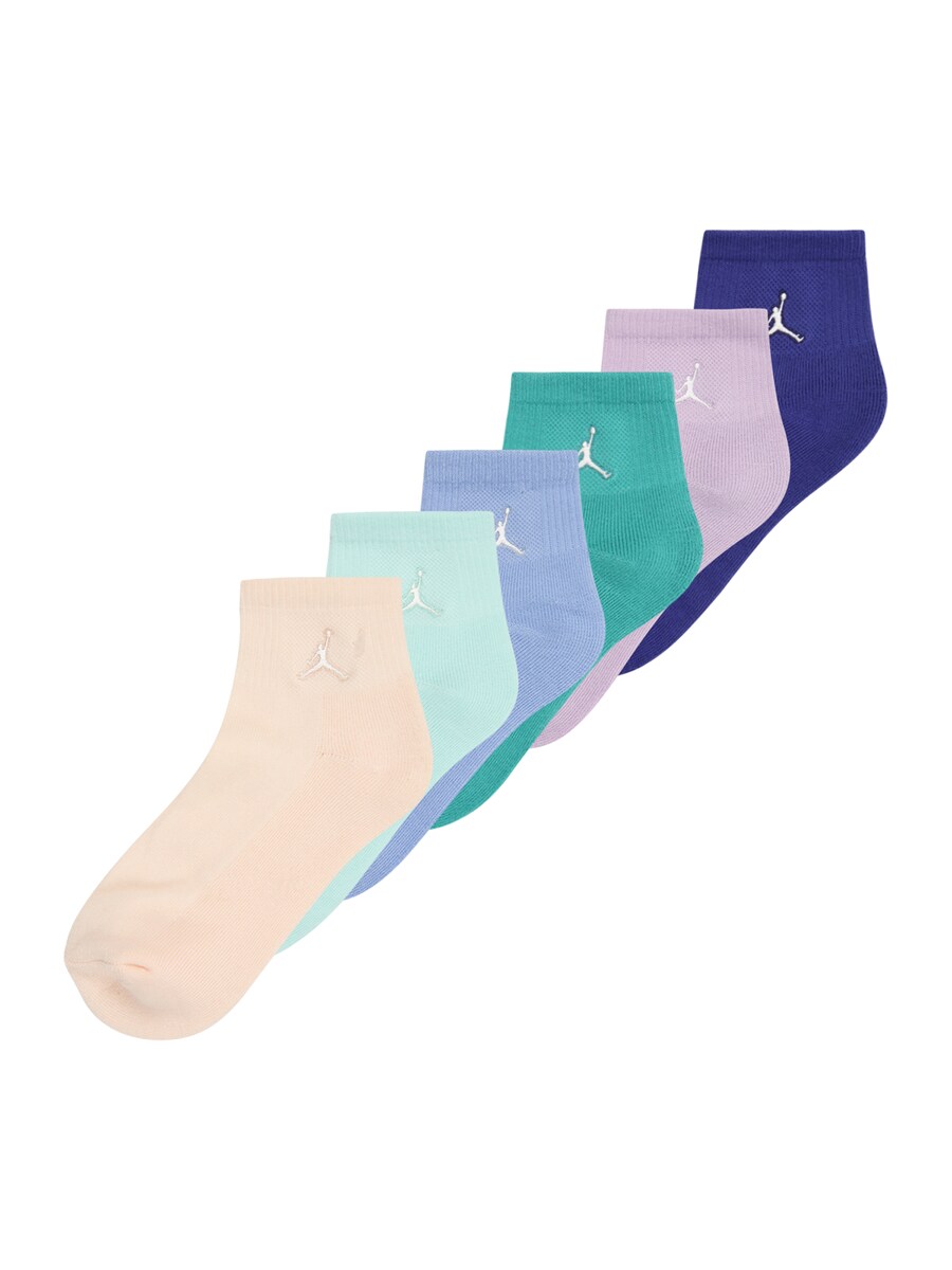

Носки Jordan EVERYDAY ESSENTIALS, цвет Beige/Royal blue/Emerald/Lilac