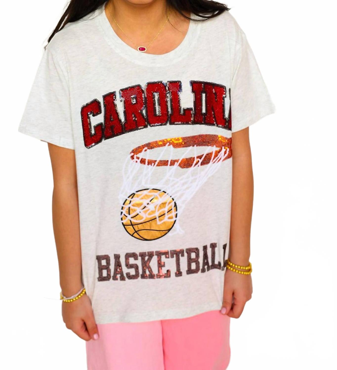 

Футболка Carolina Gamecocks баскетбольная серая QUEEN OF SPARKLES, серый