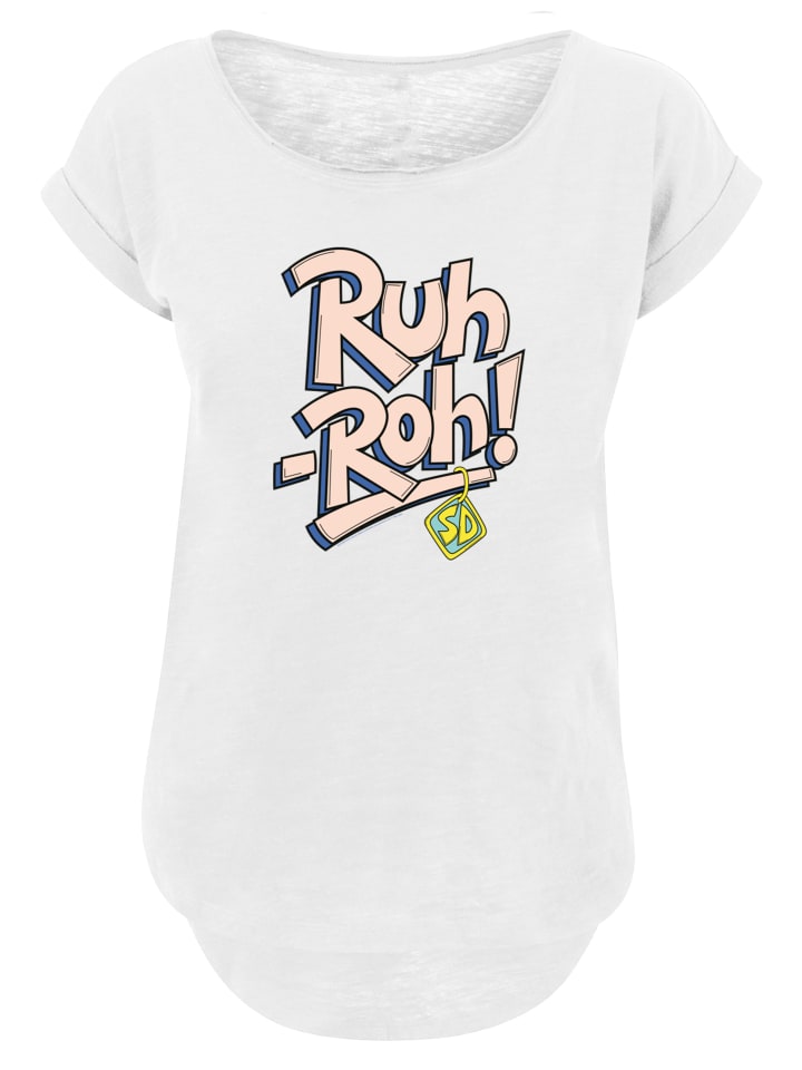 

Длинная футболка с жетоном Scooby Doo Ruh-Roh белого цвета F4NT4STIC, Белый, Длинная футболка с жетоном Scooby Doo Ruh-Roh белого цвета F4NT4STIC