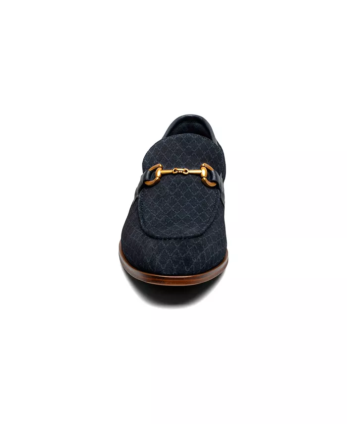 Мужские ботинки Brinkley Moc Toe с металлической вставкой на подъеме Stacy Adams, синий — фото 2