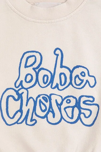 Блуза детская с капюшоном By Hand Bobo Choses, бежевый — фото 4